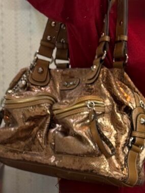 KathyVanZeeland Satchel Handbag
EXC. Cond/See pics for size Orig $99 SELL:  $25